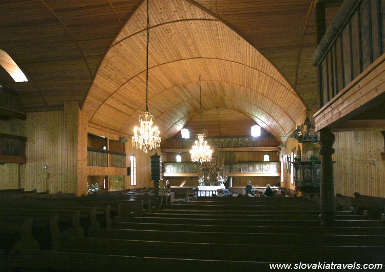 Wooden church in Svaty Kriz